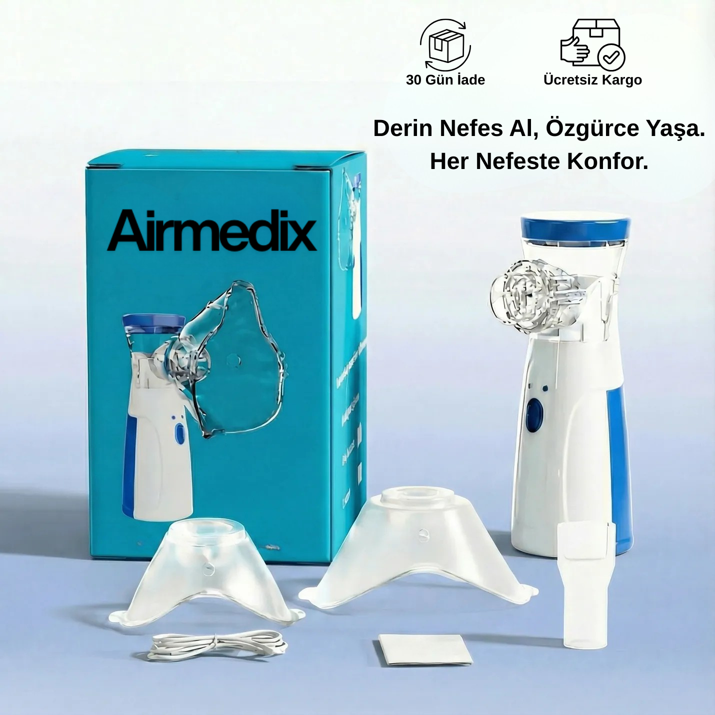Airmedix Taşınabilir Mesh Nebülizatör